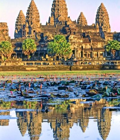 stavby světa a kambodža