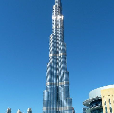 Burdž Chalífa jako nejvyšší stavba světa